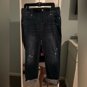 Liverpool pull-on stretch jeans. Petite 14/32